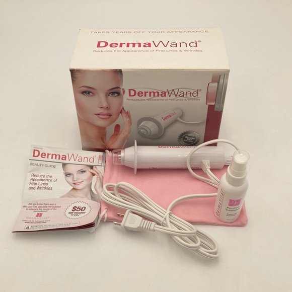 DermaWand Anti Aging Device Reduces Fine Lines & Wrinkles New - Picture 1 of 11